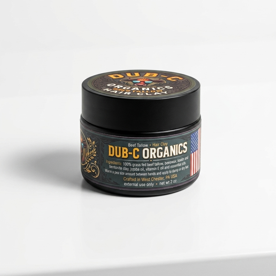 100% Grass Fed Tallow Hair Clay