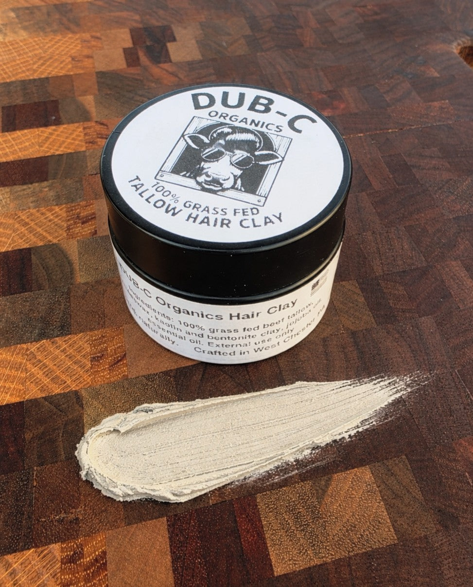 100% Grass Fed Tallow Hair Clay