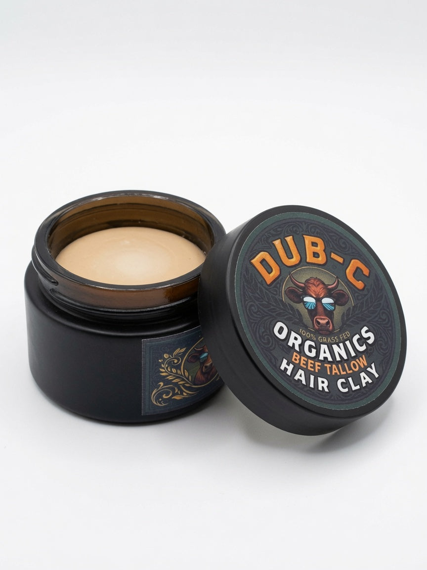 100% Grass Fed Tallow Hair Clay