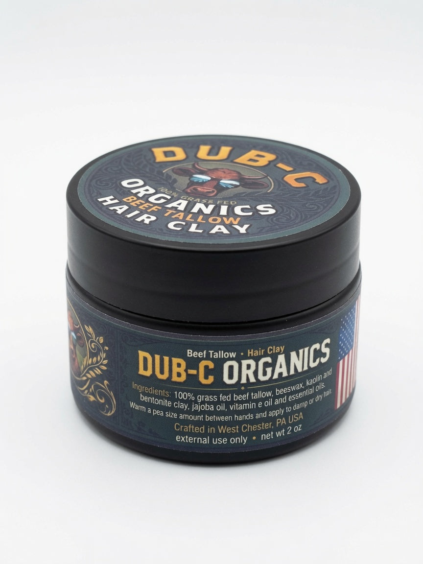 100% Grass Fed Tallow Hair Clay